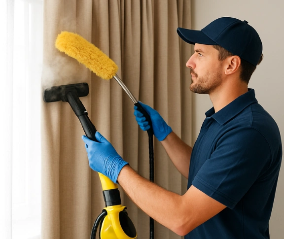 Trusted residential curtain cleaning technician Matty Curtain Cleaning delacombe-vic QLD