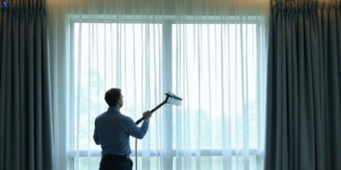 Commercial curtain stain removal service delacombe-vic hotels offices restaurants