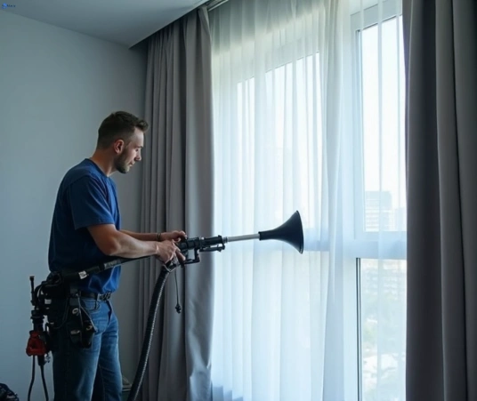 Professional commercial curtain cleaning process equipment Matty Curtain Cleaning delacombe-vic